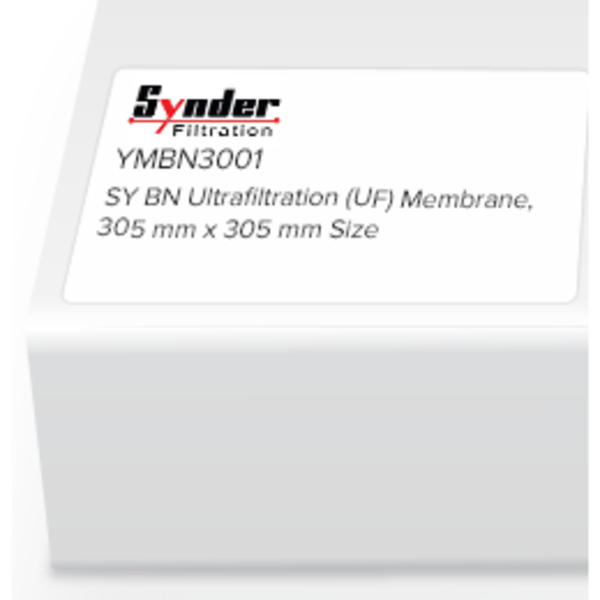 Sterlitech Synder Flat Sheet Membrane, BN, PVDF, UF, 305 x 305mm, 1/Pk YMBN3001